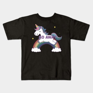 Unicorn and Rainbow Kids T-Shirt